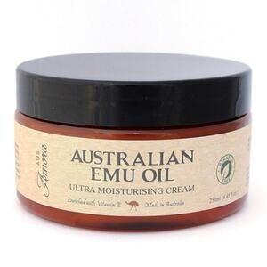 Amora Australian Emu Oil Cream 250ml (8.45 oz) | Vitamin E, Paraben-Free NEW